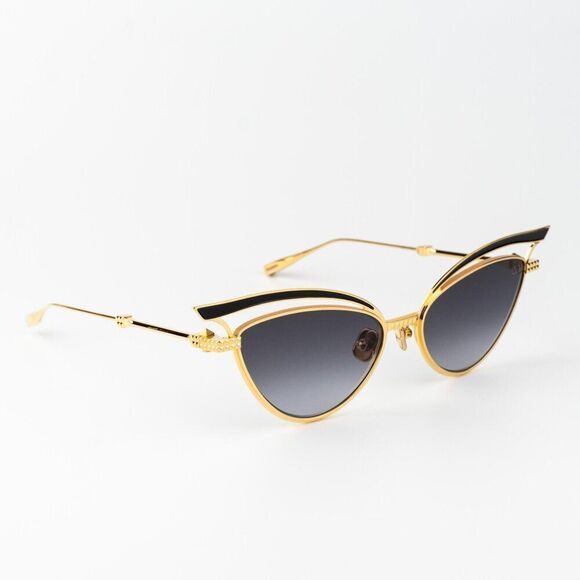 Valentino Women Sunglasses Titanium Gold Grey Cat Eye V - GLASSLINER VLS-118A-55 main image 11